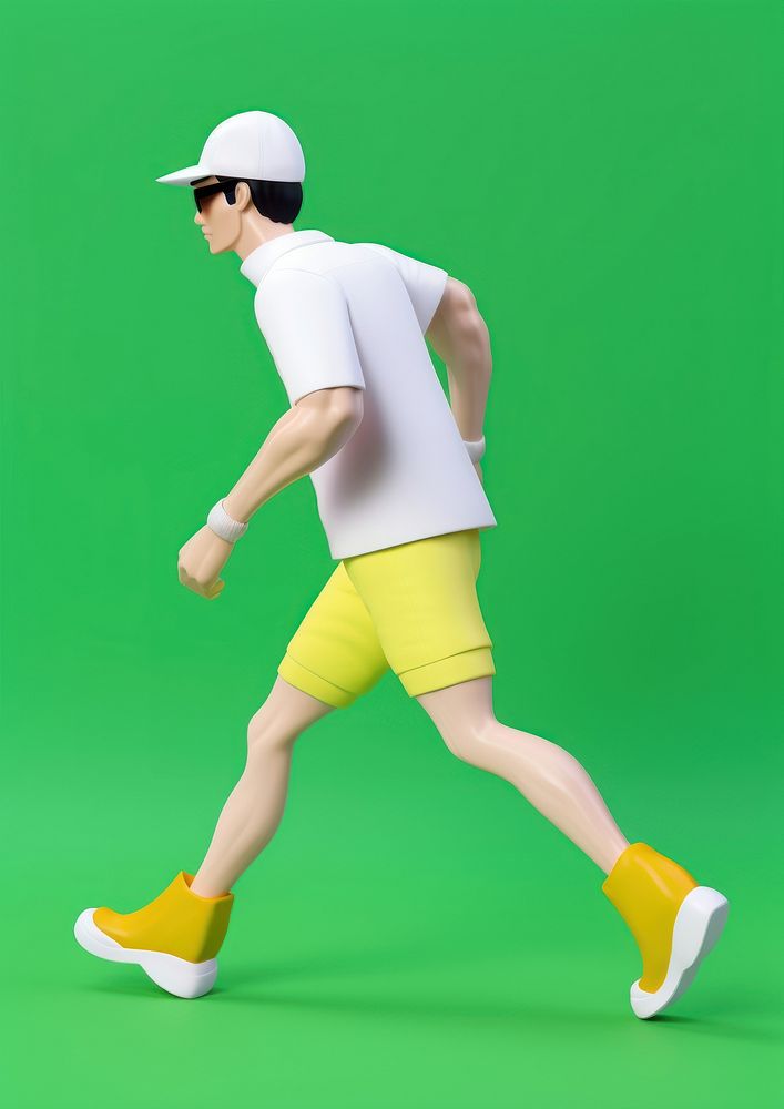 Man fashion shorts sports. AI generated Image by rawpixel.