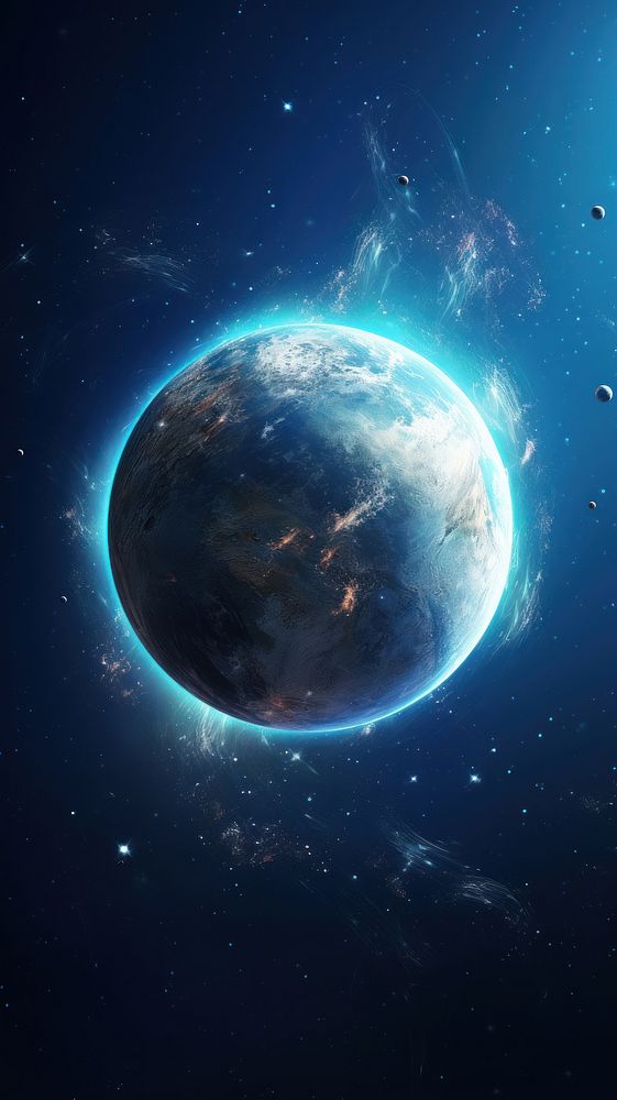  Planet astronomy universe outdoors. AI generated Image by rawpixel.