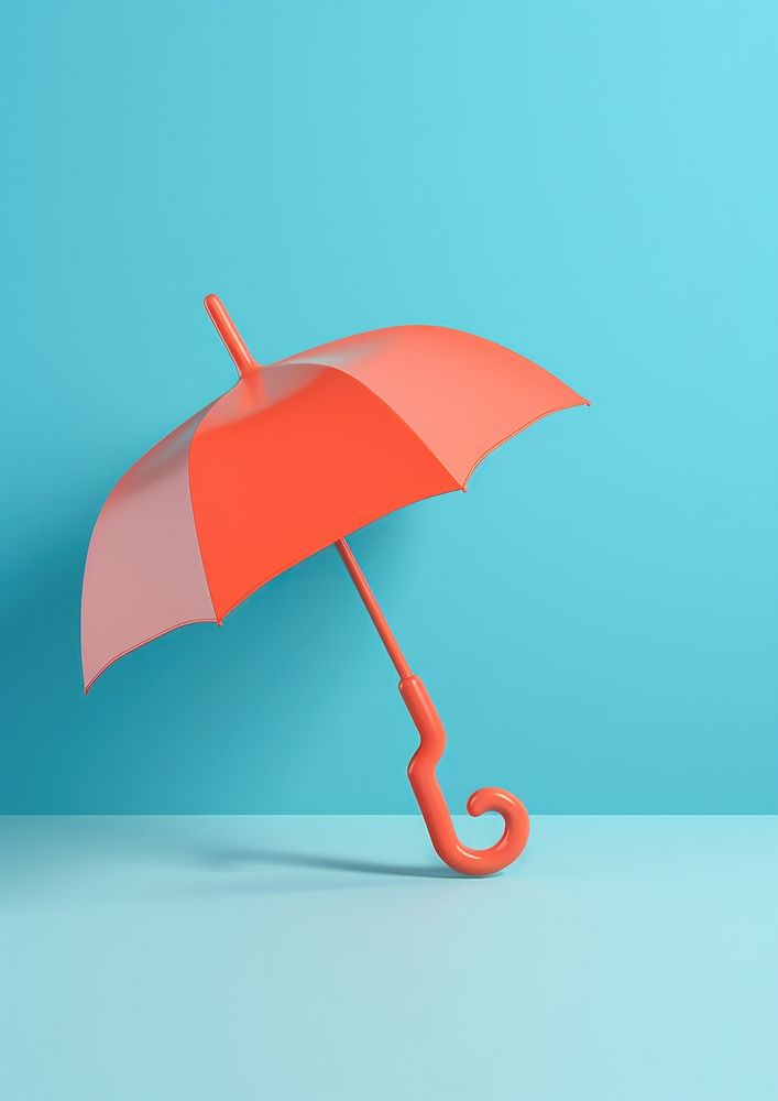 Umbrella vibrant color protection sheltering.