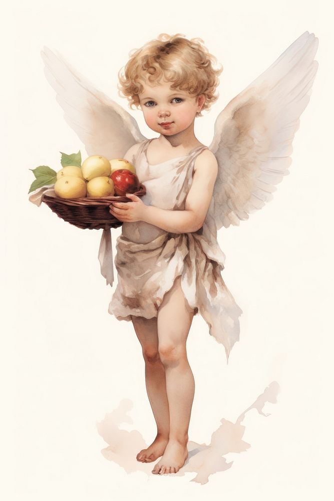 Child Angel angel portrait holding.