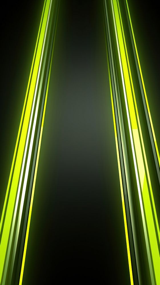  A yellow green neon line abstract backgrounds light illuminated. AI generated Image by rawpixel.