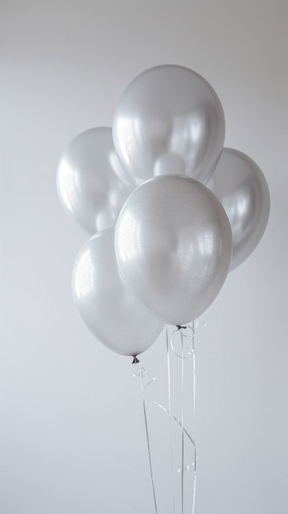 Balloons and champagne celebration anniversary decoration. AI generated Image by rawpixel.