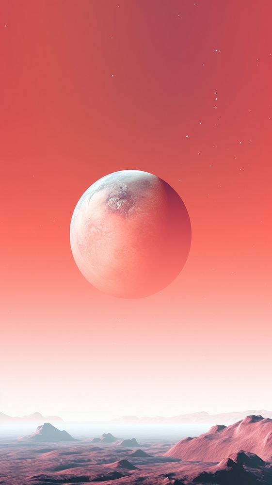  Planet astronomy outdoors nature. AI generated Image by rawpixel.