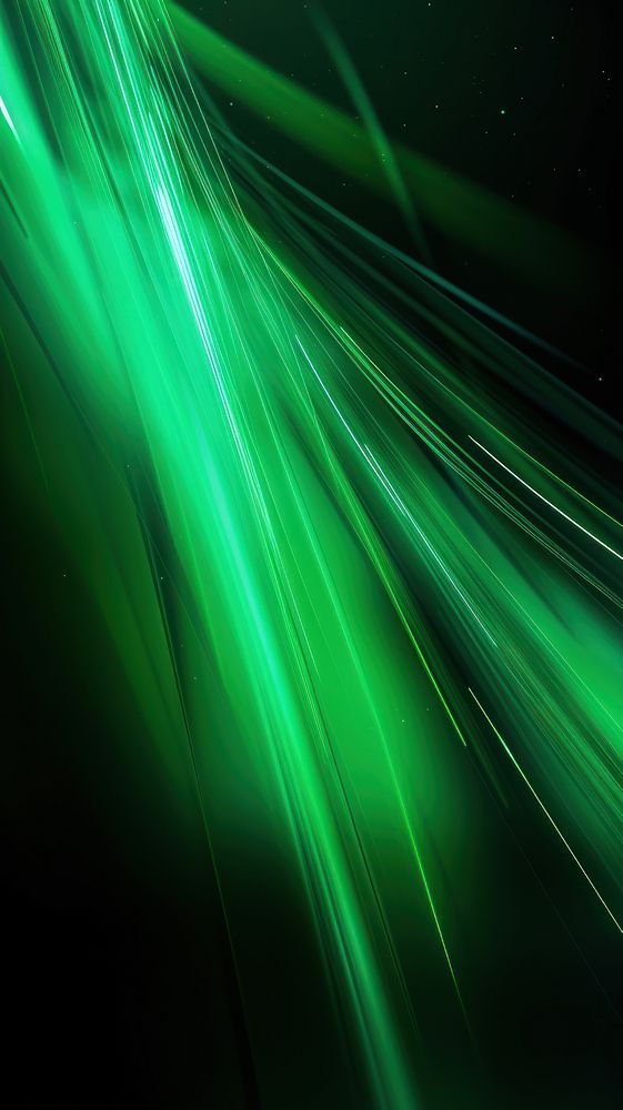  Abstract laser green light graphics night. AI generated Image by rawpixel.