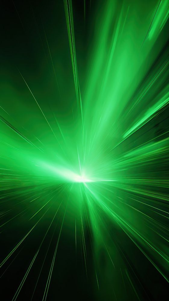  Abstract laser green light night illuminated. 