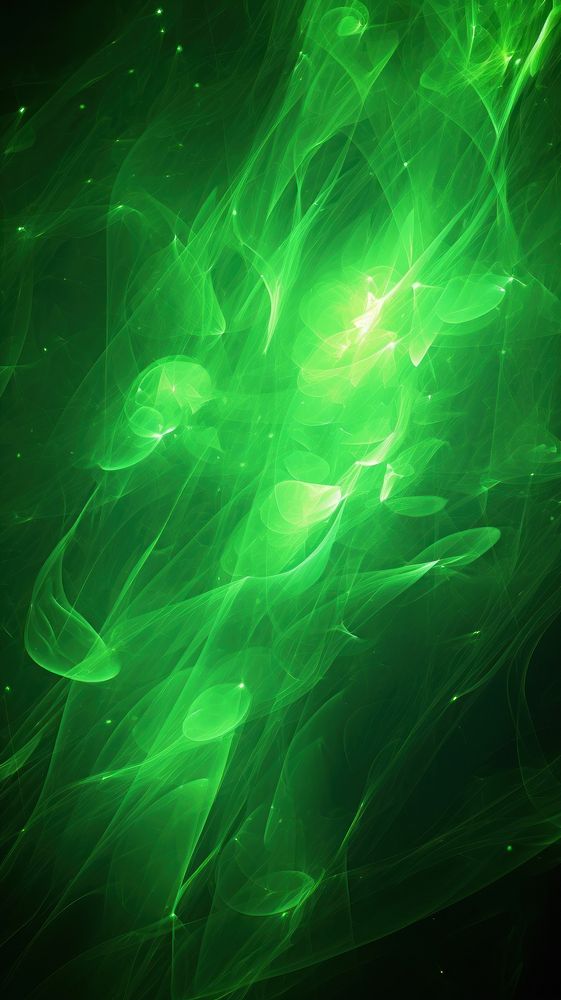  Abstract laser green light pattern illuminated. AI generated Image by rawpixel.