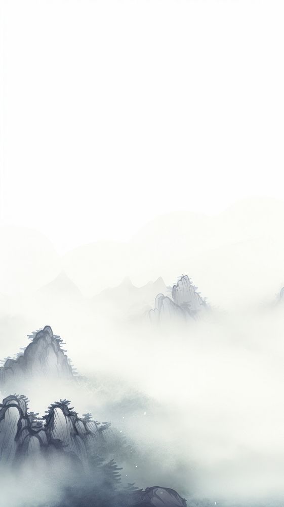 Backgrounds mountain nature mist.