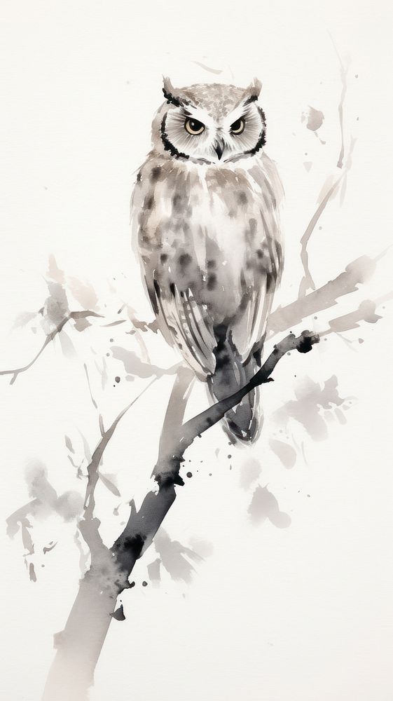 Drawing animal sketch bird.