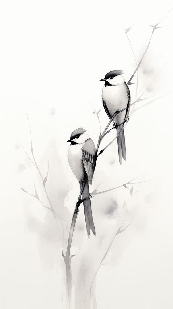 Bird drawing animal sketch.