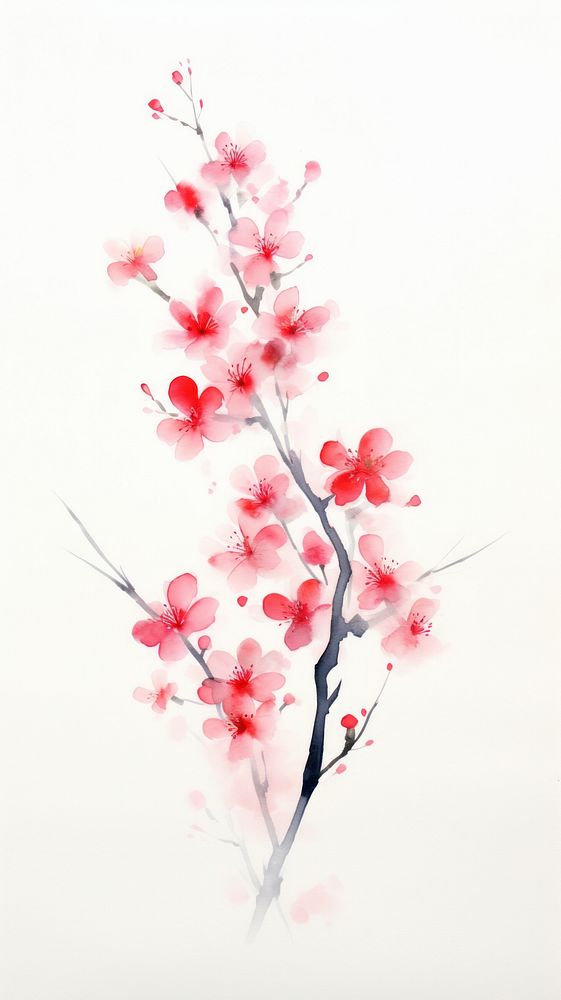 Blossom flower cherry plant.
