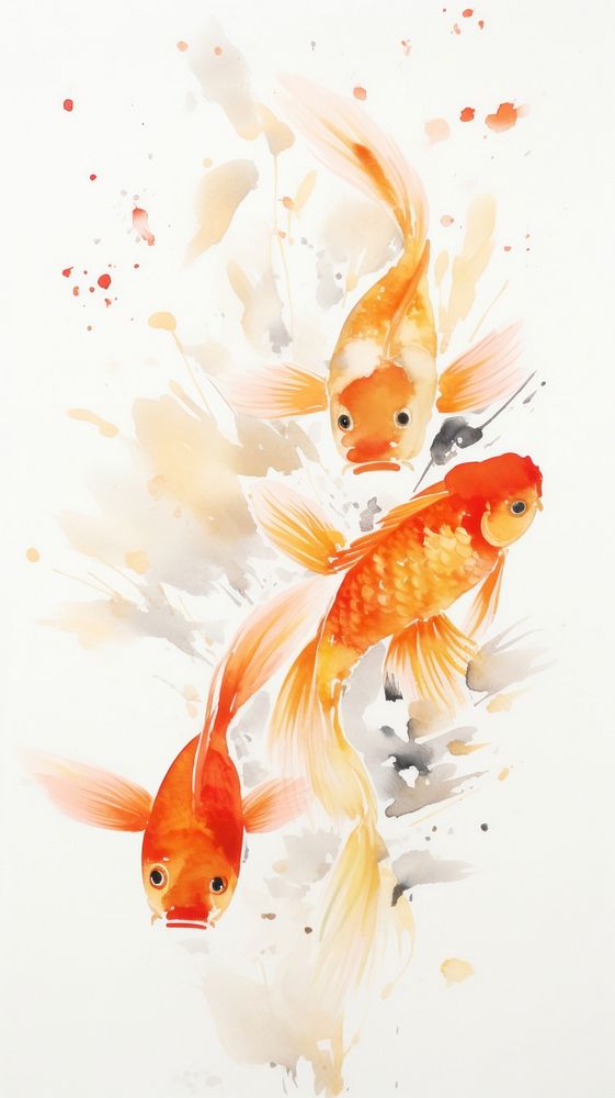 Fish goldfish animal underwater.
