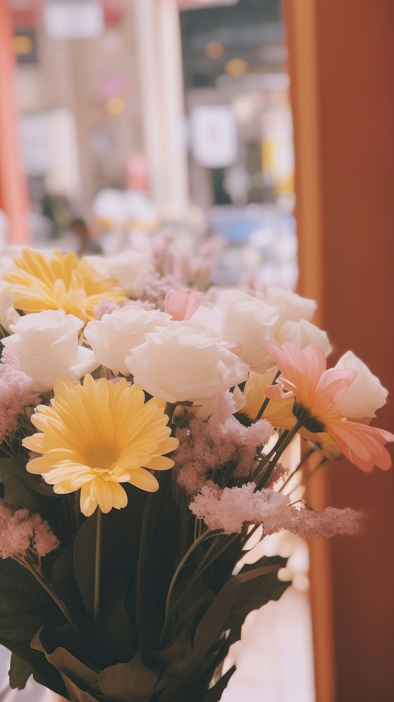 Flower shop petal inflorescence arrangement. AI generated Image by rawpixel.