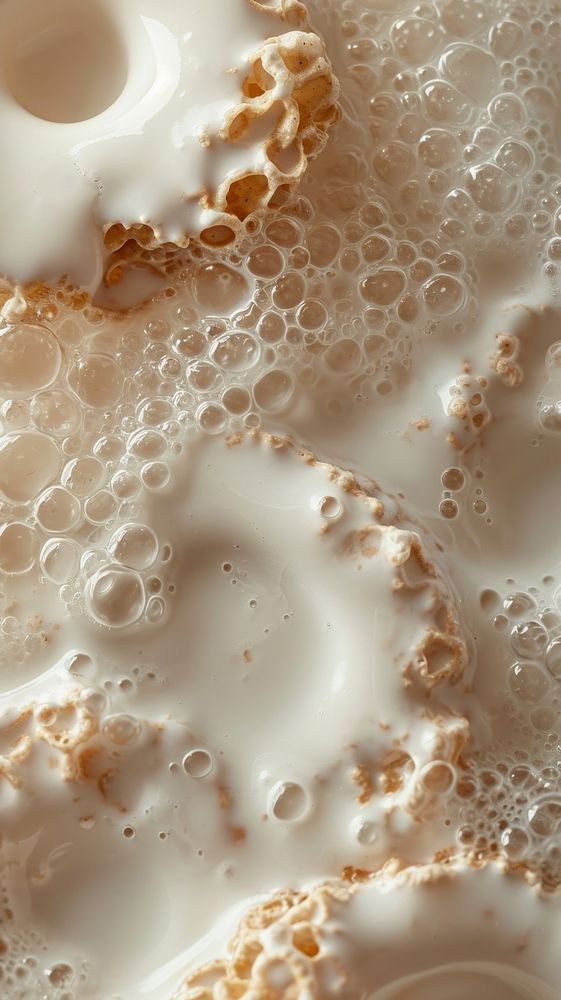 Cereal in milk magnification microbiology backgrounds.