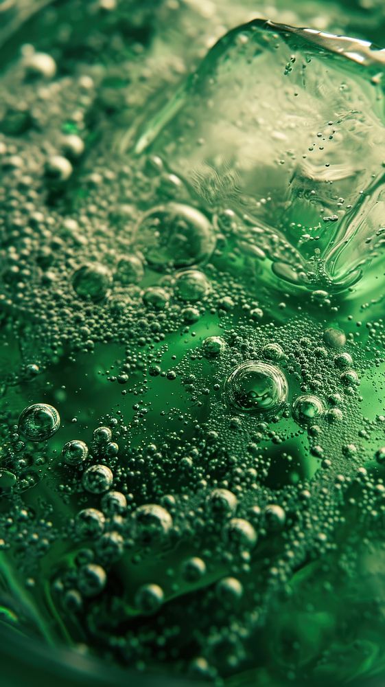 Green soda softdrink condensation refreshment backgrounds.