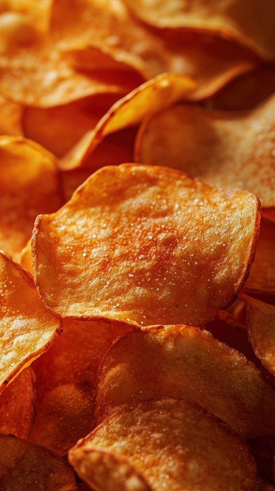 Potato chips food backgrounds freshness.