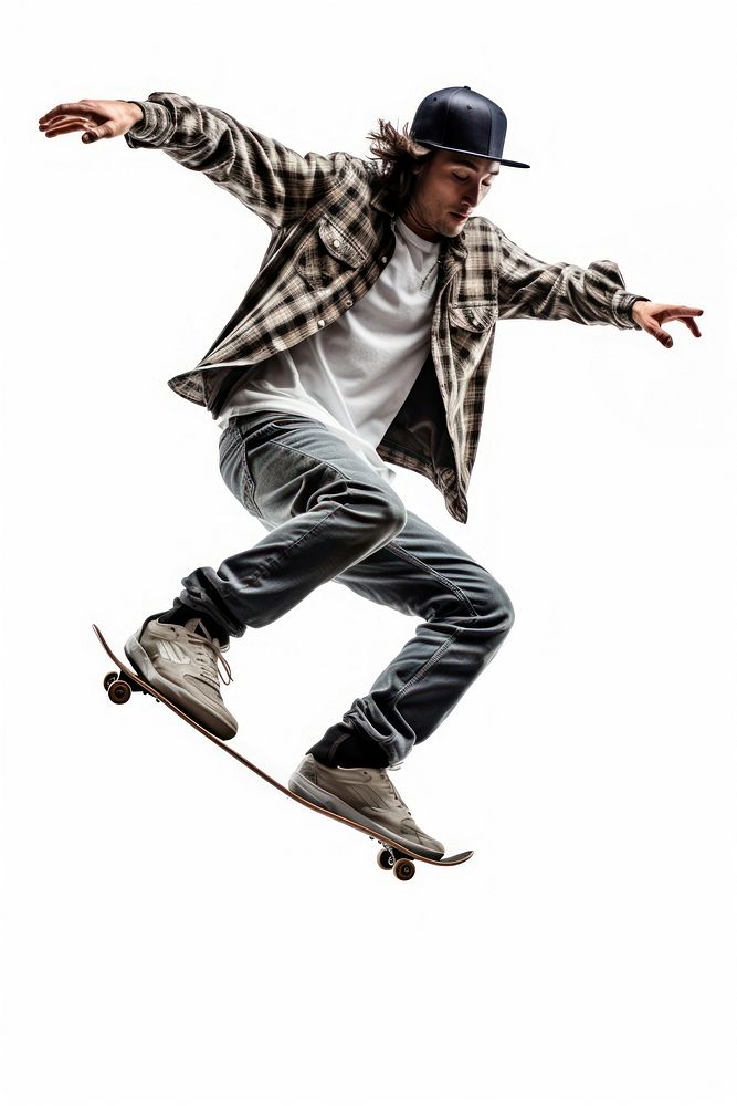 Skateboarder skateboard skateboarder footwear. AI generated Image by rawpixel.
