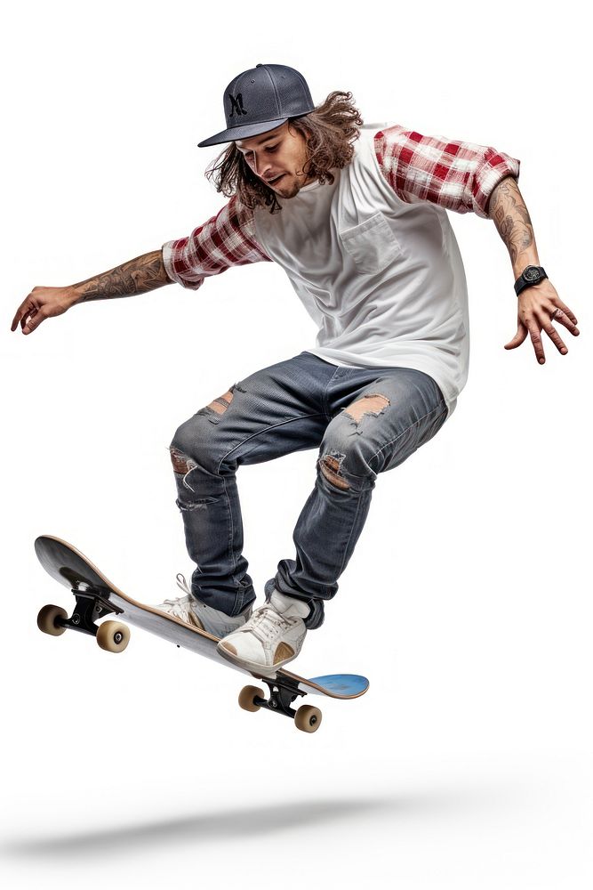 Skateboarder skateboard skateboarder footwear. AI generated Image by rawpixel.