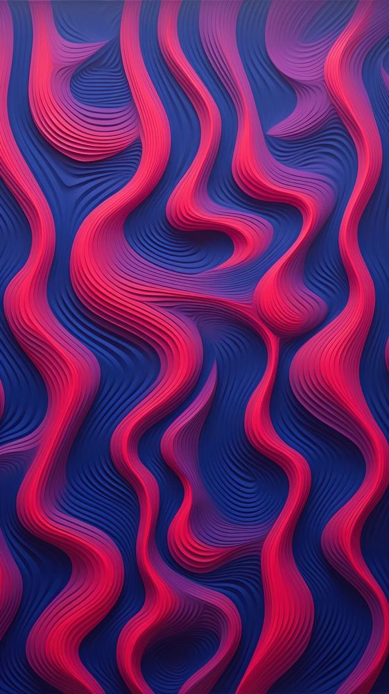  Red and blue ink on blue mat pattern purple art. AI generated Image by rawpixel.