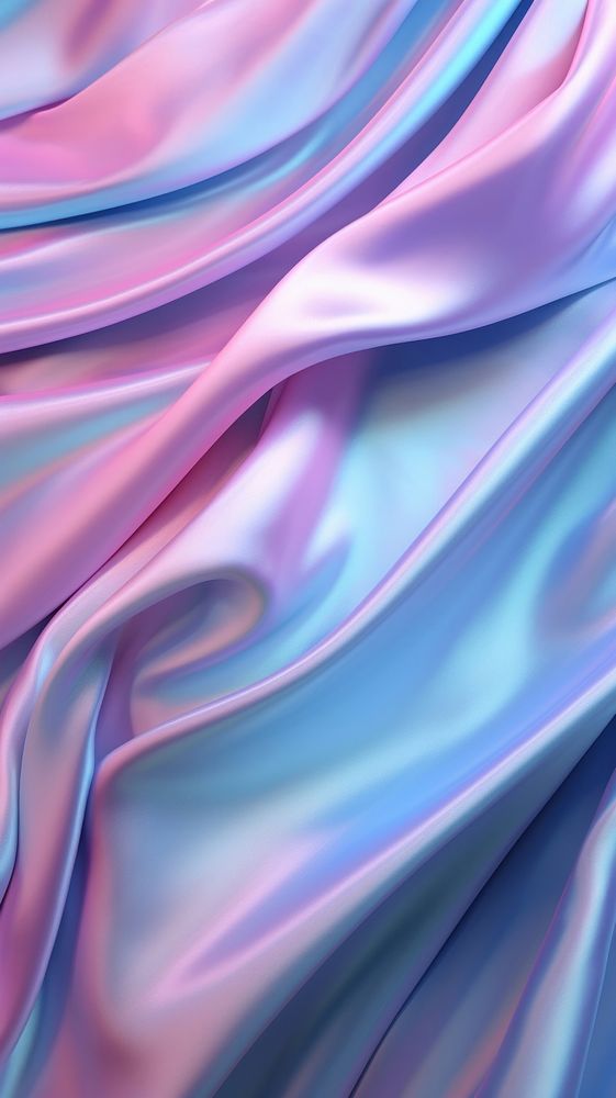  Holography crumpled flowing shiny. AI generated Image by rawpixel.