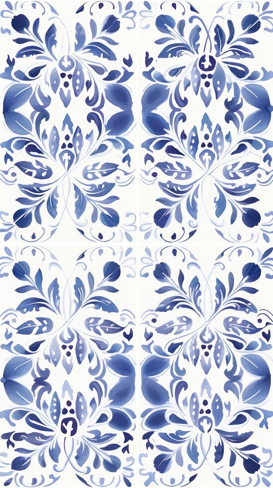 Tile pattern of leaf backgrounds porcelain white.