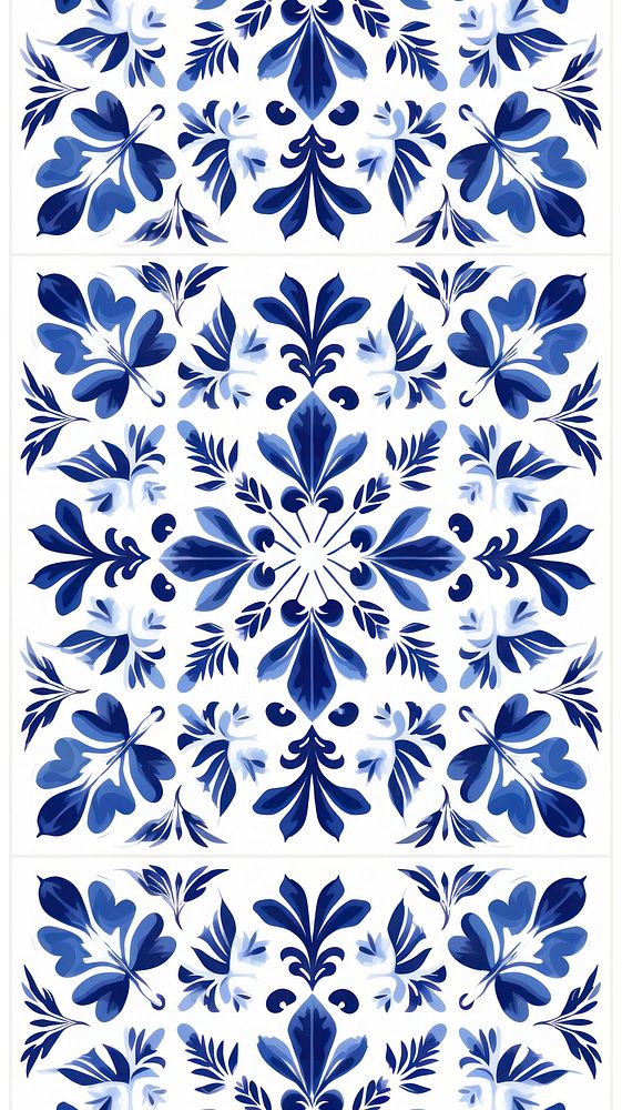 Tile pattern of leaf art backgrounds porcelain.