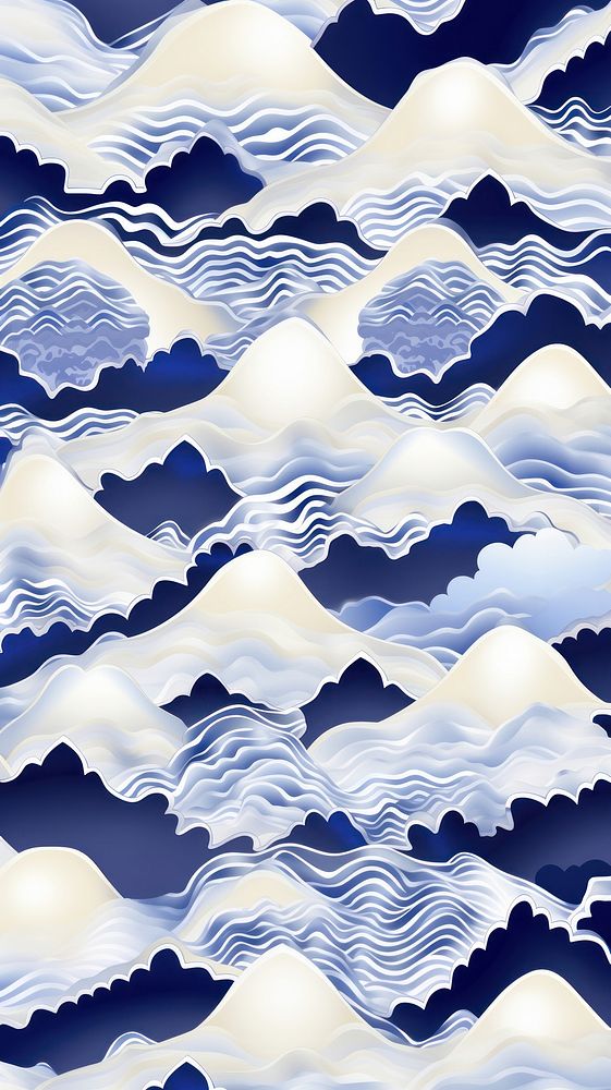 Tile pattern of mountain backgrounds outdoors nature.