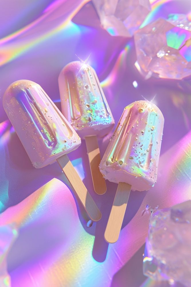 Icecream holography dessert lollipop weaponry.