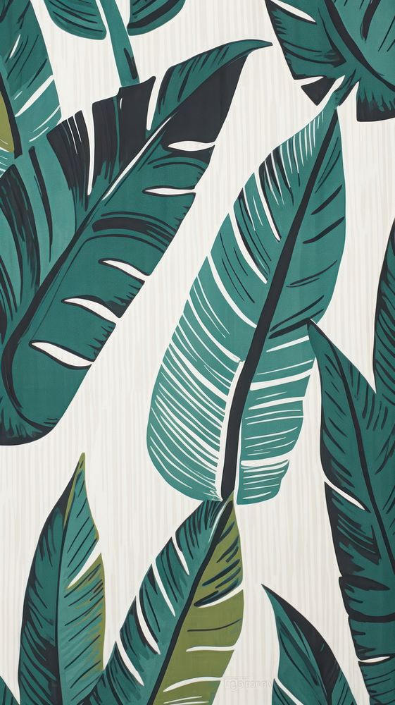  Tropical leaf tropics pattern leaves. AI generated Image by rawpixel.