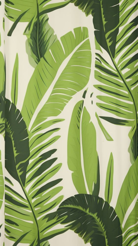  Green wallpaper tropical leaf tropics nature. AI generated Image by rawpixel.