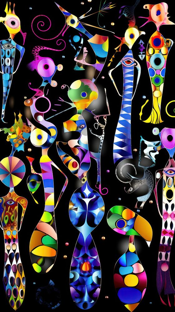  Abstract wallpaper art pattern cartoon. 