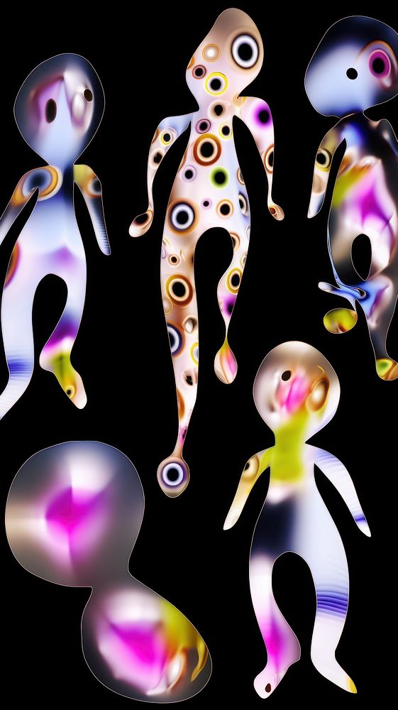  Abstract wallpaper cartoon toy representation. AI generated Image by rawpixel.