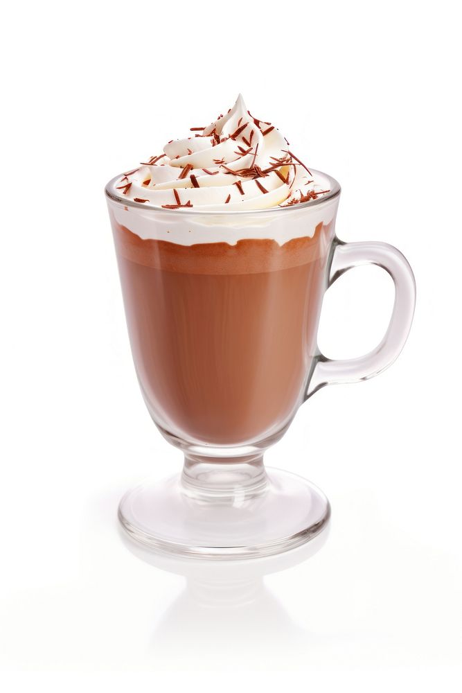  Hot chocolate cup dessert drink. AI generated Image by rawpixel.