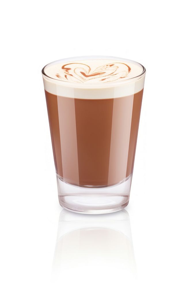  Hot chocolate cup coffee latte. AI generated Image by rawpixel.