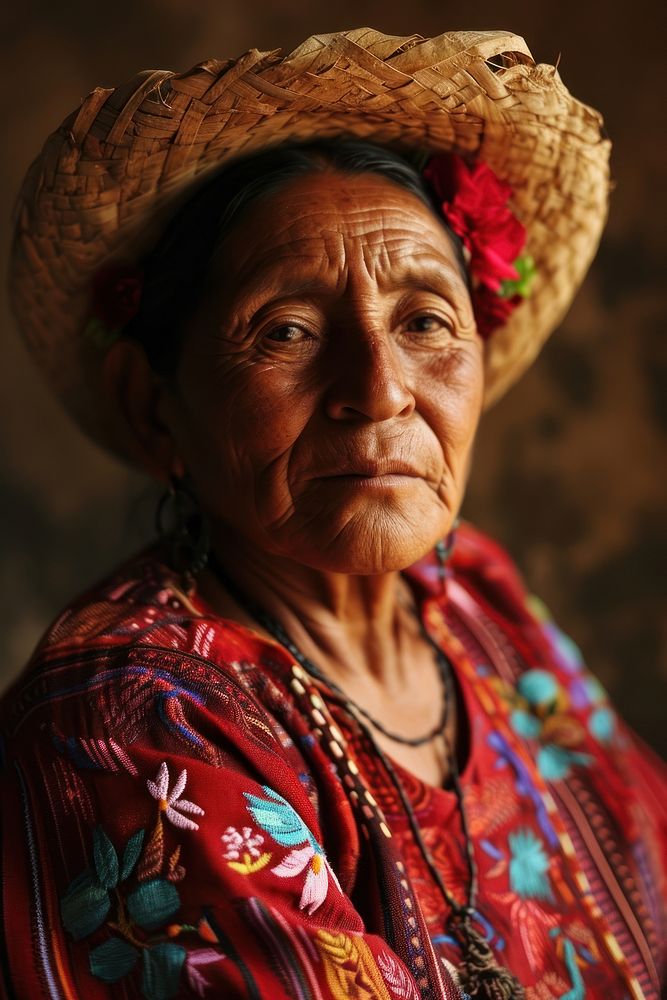 Hispanic people portrait adult tradition. AI generated Image by rawpixel.