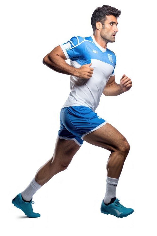 Soocer player shorts footwear adult. AI generated Image by rawpixel.