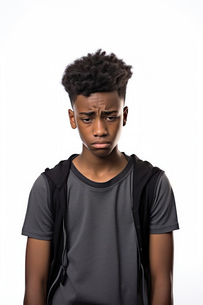 Young black boy portrait photo head. AI generated Image by rawpixel.
