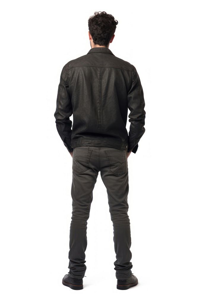 Young british man standing sleeve jacket.