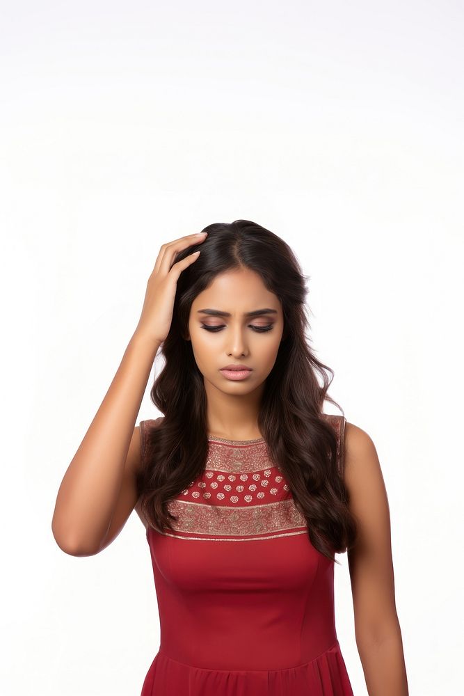 Young indian women portrait dress adult. AI generated Image by rawpixel.