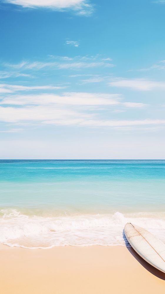  Summer beach sea outdoors. AI generated Image by rawpixel.