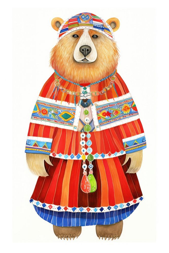 Bear tradition cartoon toy.