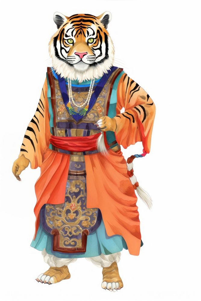 Tiger costume tiger tradition.