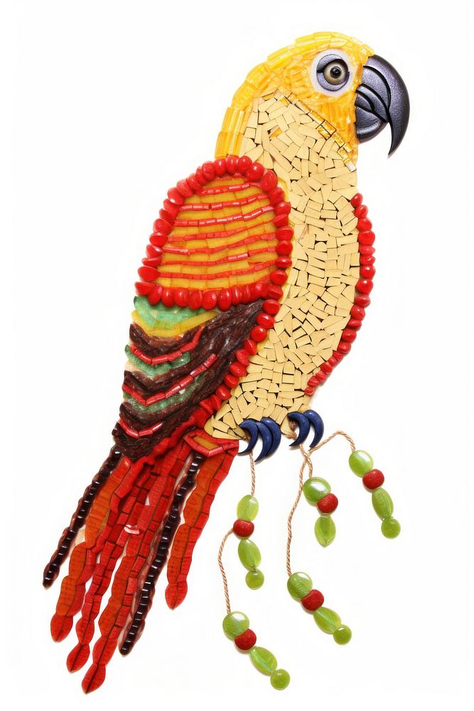  Parrot art animal bird. AI generated Image by rawpixel.