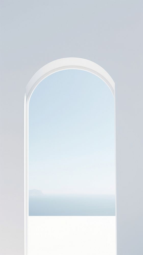  Summer arch architecture window. AI generated Image by rawpixel.