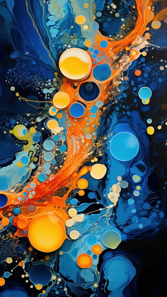 Colorful art abstract painting.