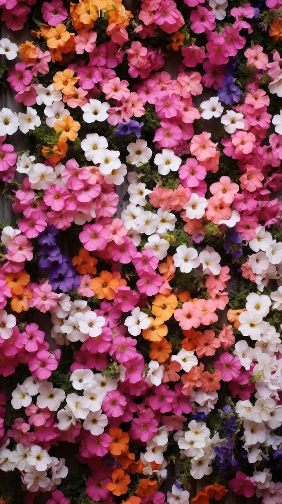 Climber flowers wall backgrounds outdoors nature. AI generated Image by rawpixel.