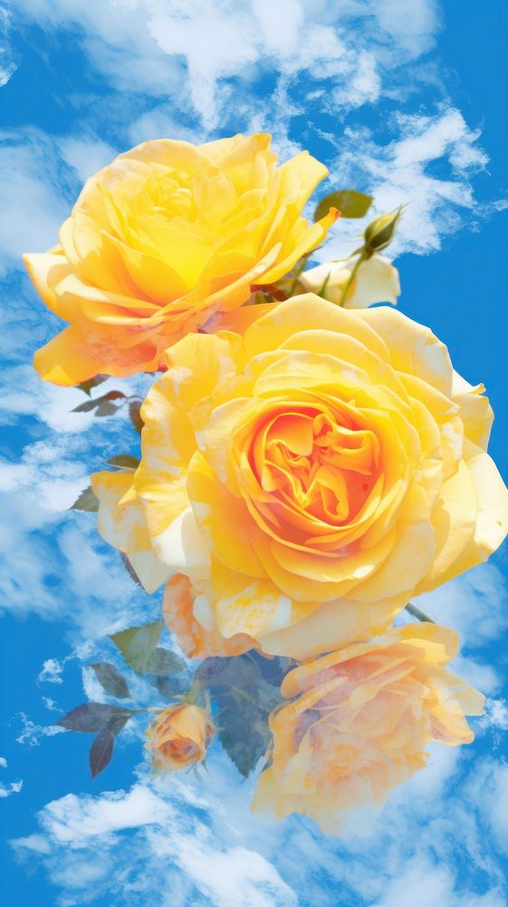  Summer rose outdoors flower. AI generated Image by rawpixel.