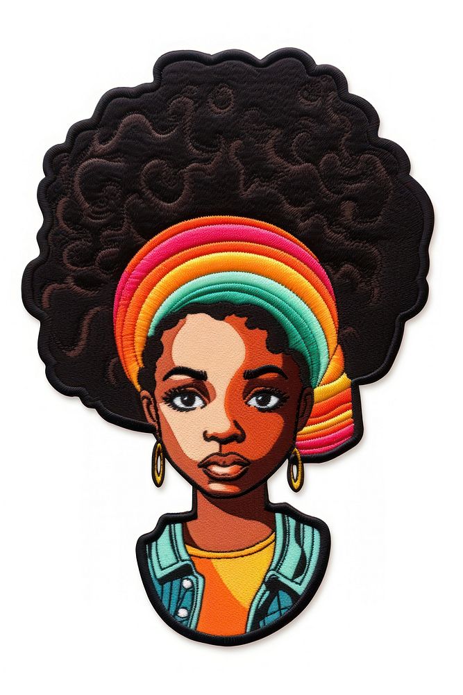 Young black girl portrait clothing jewelry. AI generated Image by rawpixel.