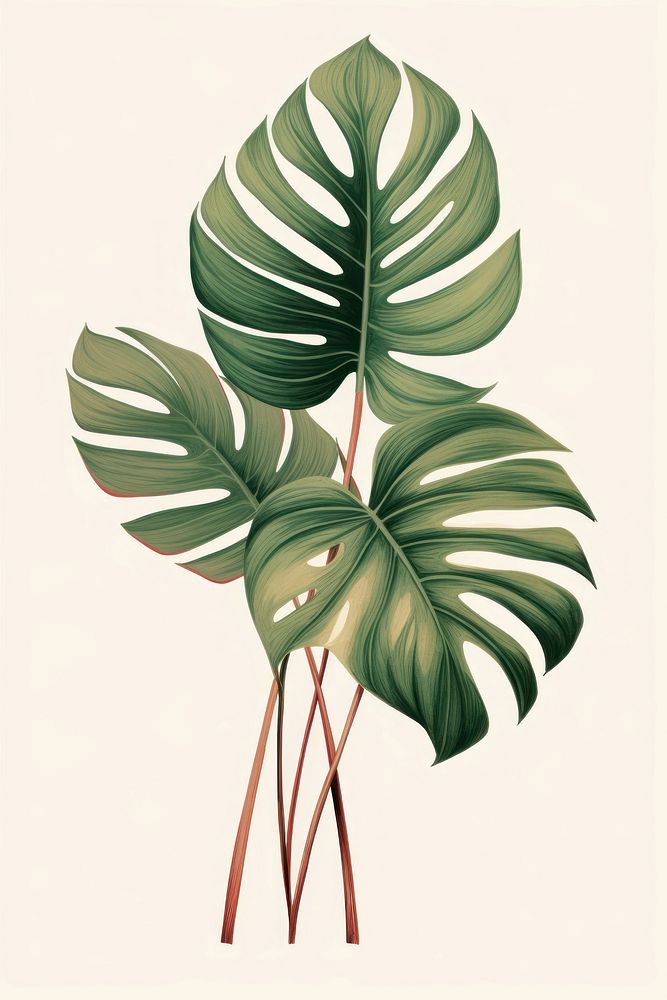 Tropical leave plant leaf tree. AI generated Image by rawpixel.