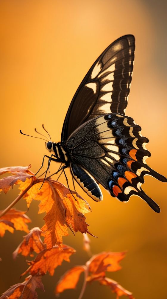 Black Swallowtail Butterfly butterfly wildlife nature.