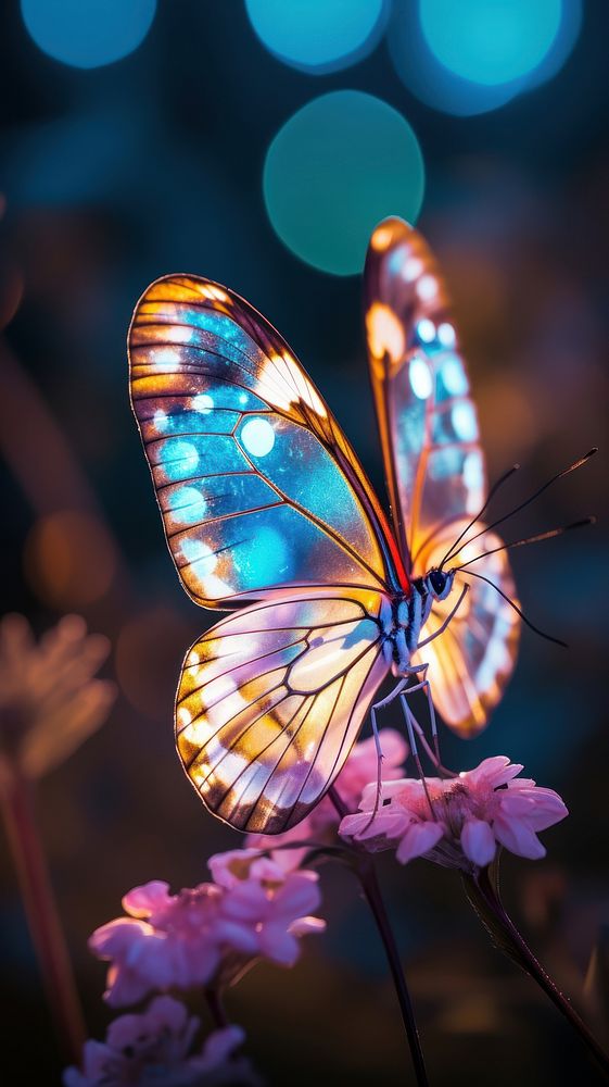 Glasswing Butterfly butterfly wildlife animal.
